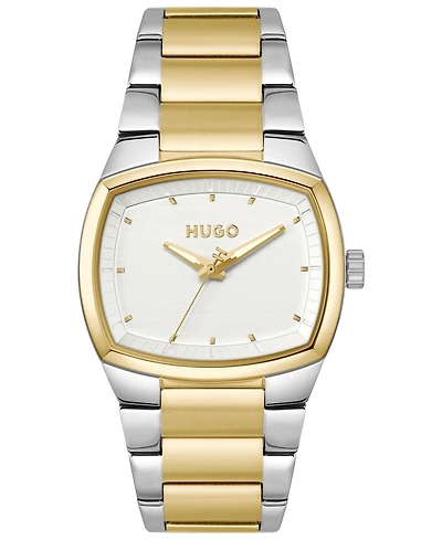 Hugo Boss Men's Telly Quartz Stainless Steel Ionic Plated Thin Gold Steel Watch, 40mm