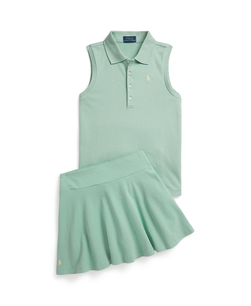 Polo Ralph Lauren Girls' 7-16 Stretch Mesh Skort