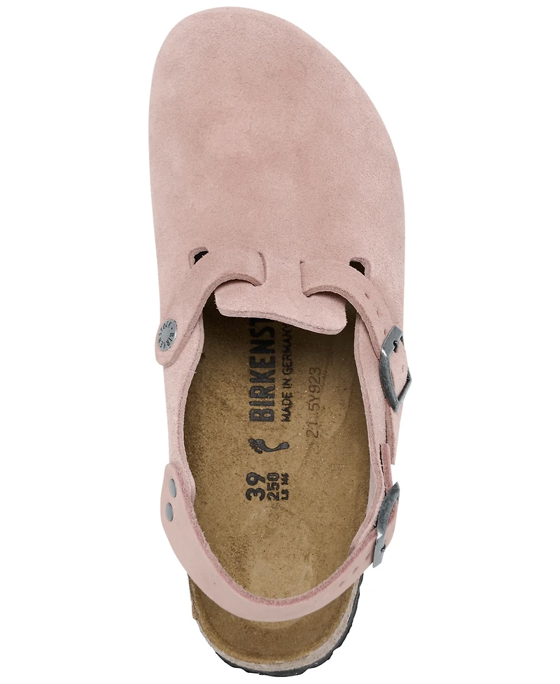 Birkenstock Women's Tokio Birkibuc Clogs from Finish Line