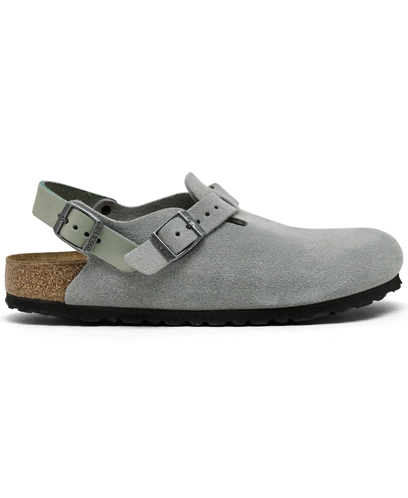 Birkenstock Women's Tokio Birkibuc Clogs from Finish Line