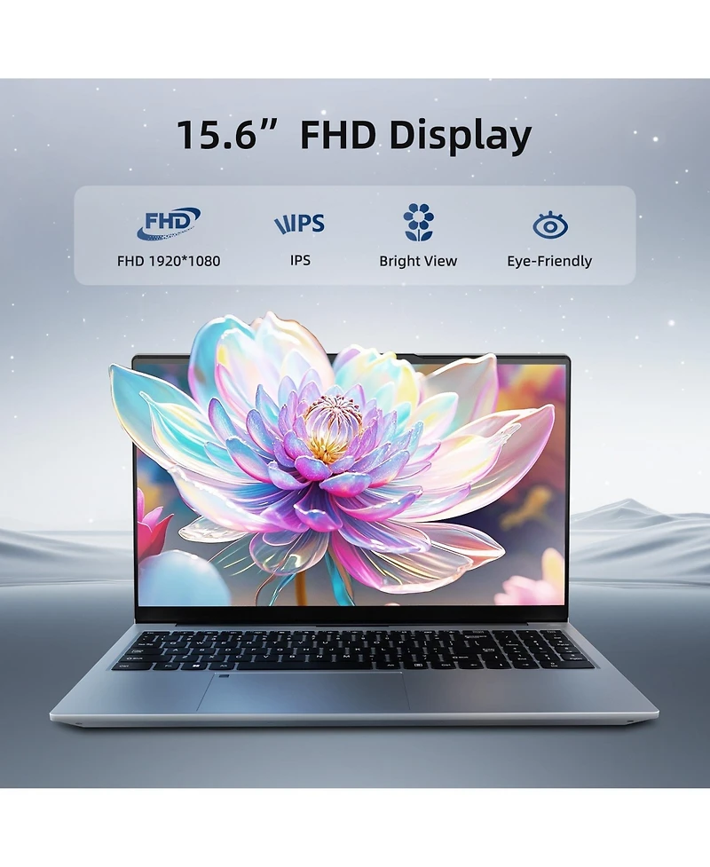 Nimo Fhd Student Laptop Intel 12th Gen N100 8GB Ram 512GB Ssd Backlit Keyboard