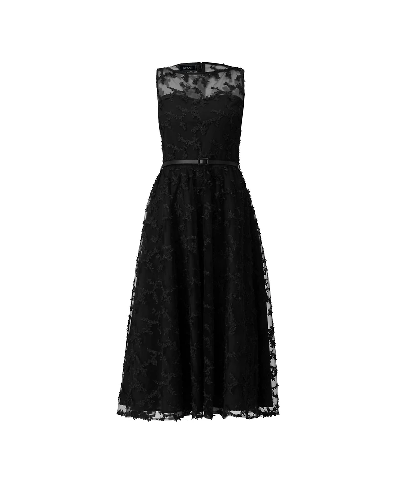 Ivonne Women's Sleeveless Textured Maxi Dress