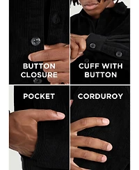 Spring + Mercer Men's Cotton Corduroy Shirt Jacket