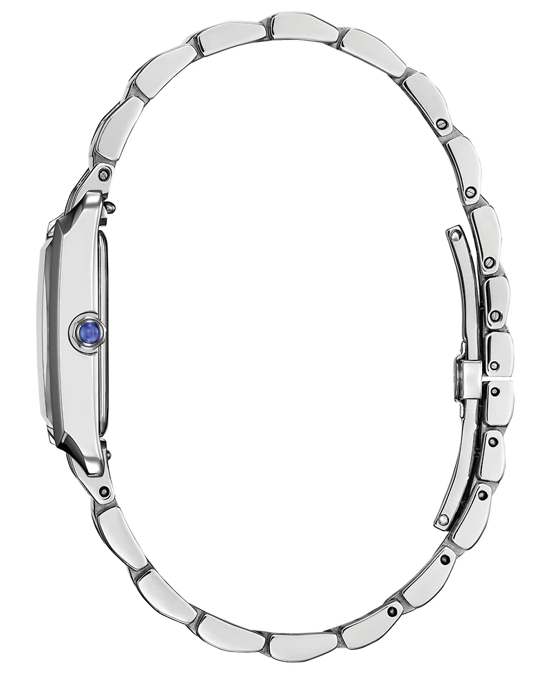 Citizen Women's Bianca Silver-Tone Stainless Steel Bracelet Watch, 32.5mm