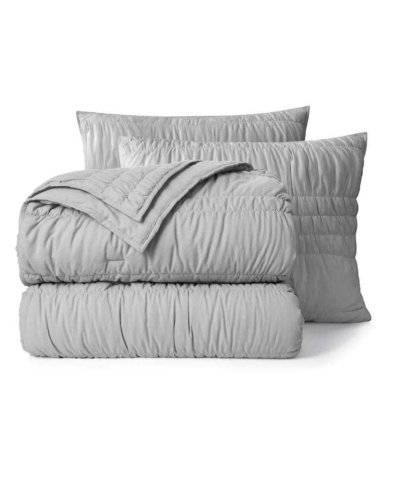 Ugg Devon Tide Ruched 3-Pc. Comforter Set, King