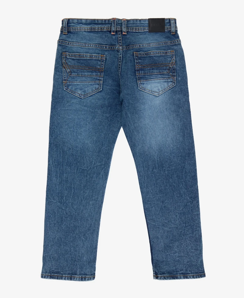 Raw X Big Boys Distressed Neon Stitch Jeans