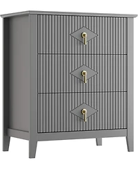gaomon 27.5" Wide Fluted Dresser