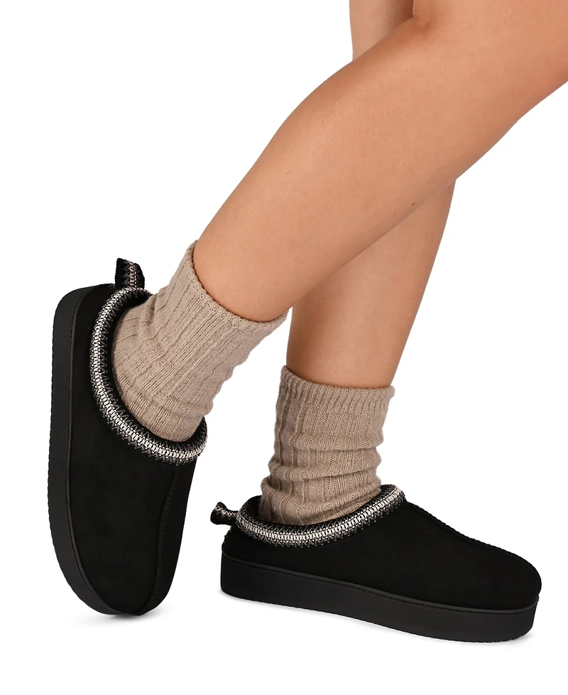 Journee Collection Women's Connway Round Toe Slippers