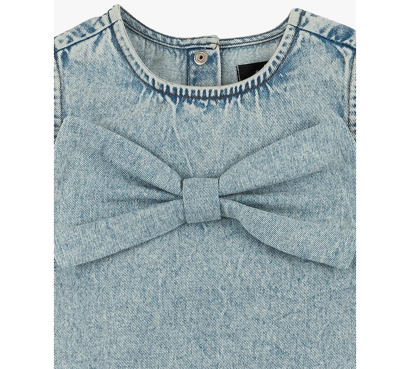 7 For All Mankind Baby Girls' Sleeveless Denim Dress