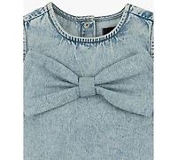 7 For All Mankind Baby Girls' Sleeveless Denim Dress