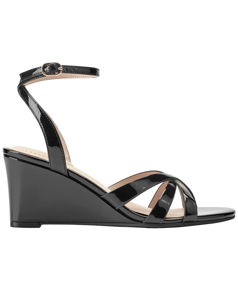 Bandolino Women's Adler Strappy Wedge Dress Sandals