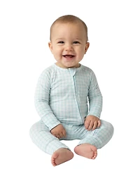 Motette Boys Coastal Check Bamboo Sleeper