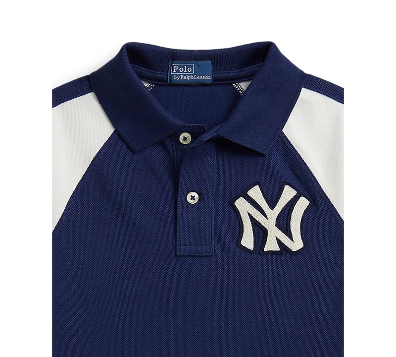 Polo Ralph Lauren Girls' 2-6X Yankees Collar Dress