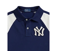 Polo Ralph Lauren Girls' 2-6X Yankees Collar Dress