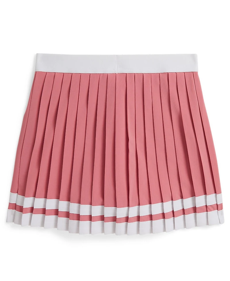 Polo Ralph Lauren Girls' 7-16 Striped Pleated Pull-On Skort