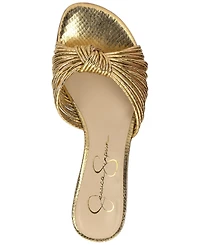 Jessica Simpson Women's Dydra Knotted Strappy Flat Sandals