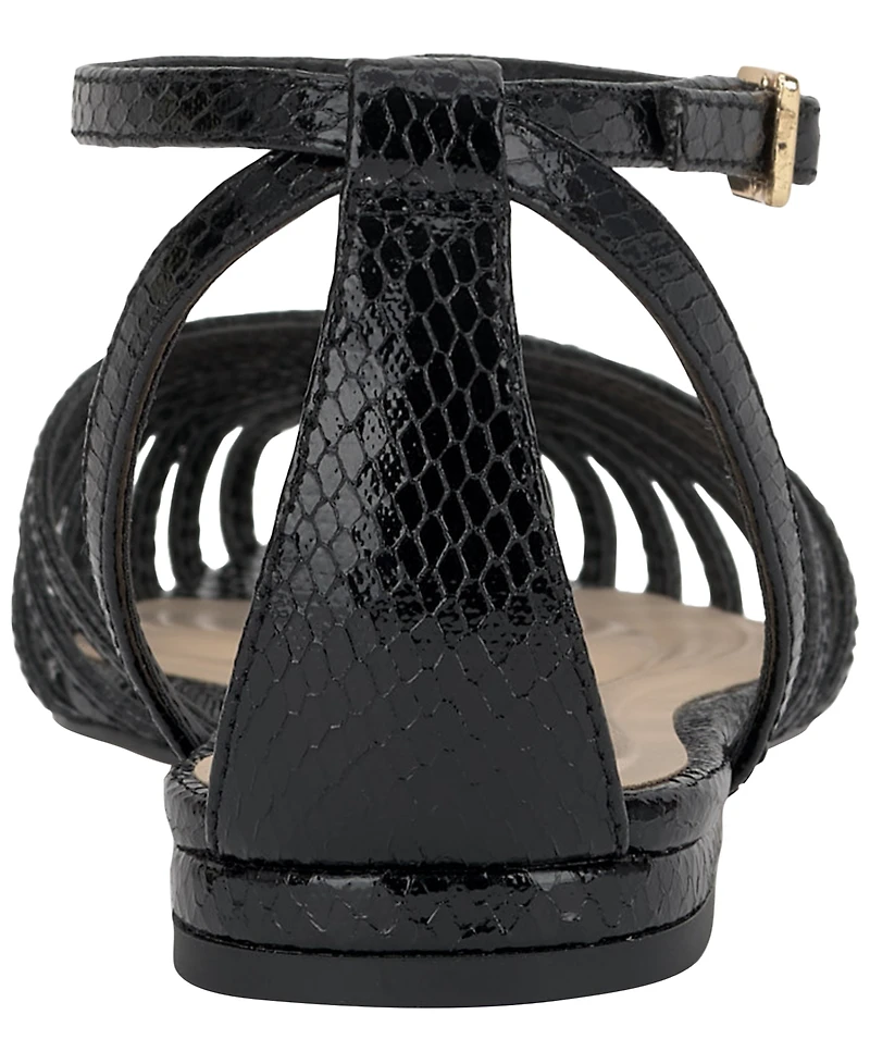 Jessica Simpson Women's Eulean Huarache Pointed Toe Flat Sandals