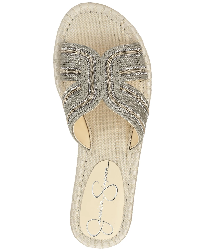 Jessica Simpson Women's Blesyn Slip-On Flat Sandals