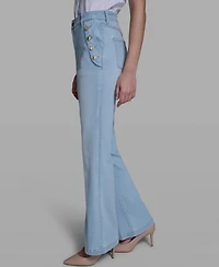 Karl Lagerfeld Paris Women's Sailor Flare Jeans