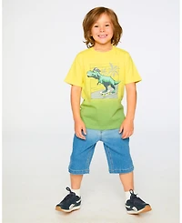 Deux par Big Boys Jersey T-Shirt with Print
