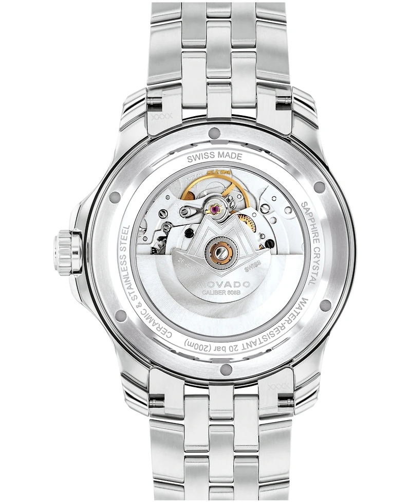 Movado Men's Series 800 Swiss Automatic Stainless Steel Watch, 40mm