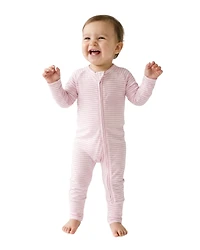 Motette Baby Girls Ballet Stripe Bamboo Sleeper