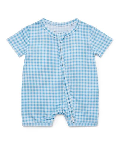 Motette Baby Boys Harbor Gingham Bamboo Sleeper