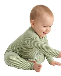 Motette Baby Boys Evergreen Stripe Bamboo Sleeper