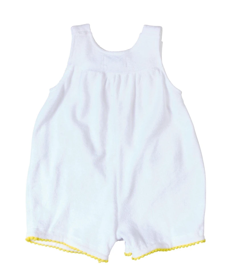 Florence Eiseman Baby Girl Terry Romper With Pom Poms
