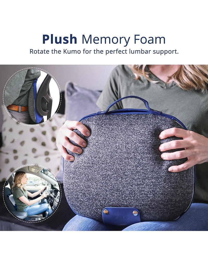 Miko Kumo Cordless Shiatsu Massage Pillow with Heat