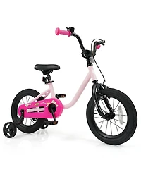Kids Bike for 3-7 Years Old Boys and Girls 14 Inch Children Bicycle-Pink 14 Inch