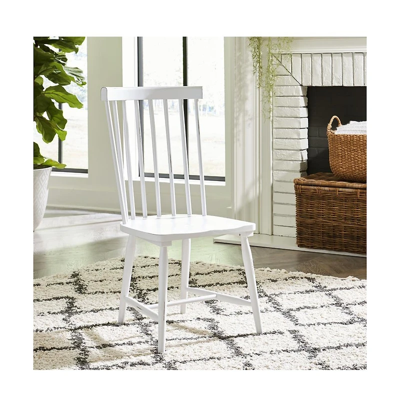 Liberty Furniture Industies Spindle Back Side Chair - White (Rta)