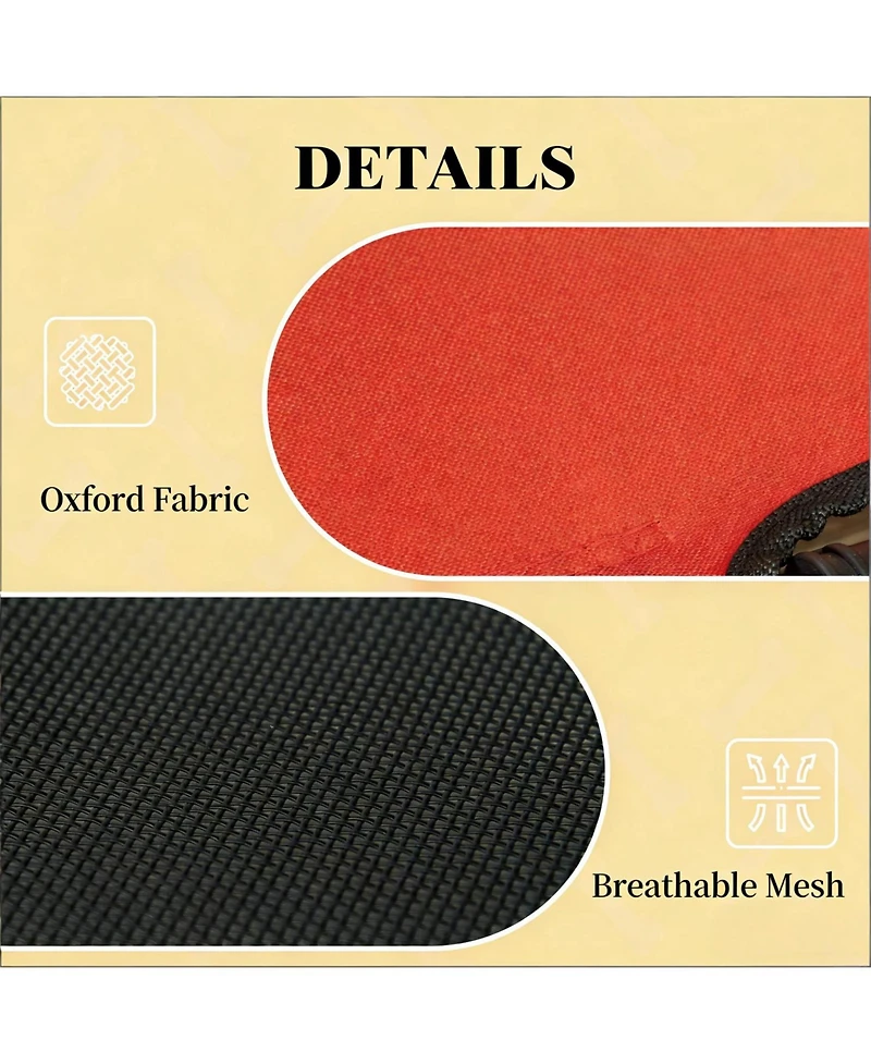 Aostirmotor Modern Elevated Dog Cot, Portable & Breathable Cooling Pet Bed