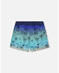 Deux par Boys Boardshorts Beach Print