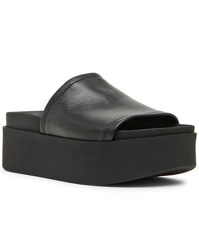 Steve Madden Women's Arwen Flatform Slip-On Slide Sandals