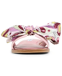 Steve Madden Women's Hadyn-Scarf Slip-On Slide Sandals