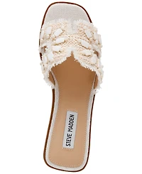 Steve Madden Women's Hadyn-Shell Slip-On Slide Sandals