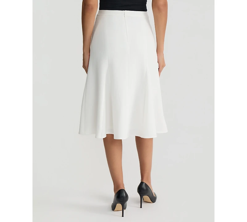 Kasper Women's Godet Back-Zip A-Line Skirt
