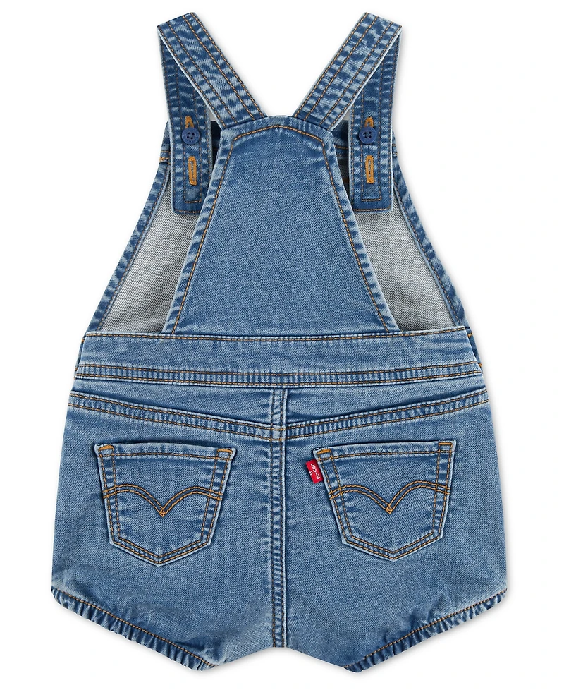 Levi's Baby Girls Sleeveless Denim Shortalls