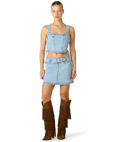 Steve Madden Women's Babe Square Neck Top