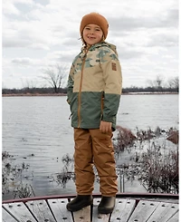 Deux par Boy Two-Piece Mid-Season Outerwear Set Camouflage Print - Child