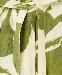 Mango Women's Floral Print Straight Pants