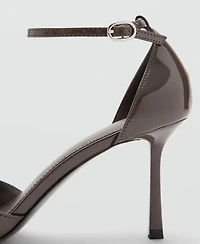 Mango Women's Patent Heeled Shoes