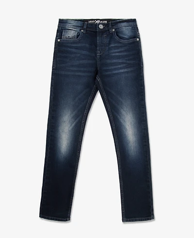 Big Boy's Dark Blue Washed Jeans - Child
