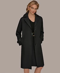 Donna Karan New York Women's Single Breasted Belted Trench Coat