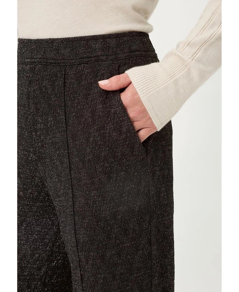 Olsen Women's Sparkle Knit Pull-On Trouser.