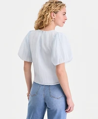 On 34th Women's Puff Sleeve Blouse, Macy's Exclusive