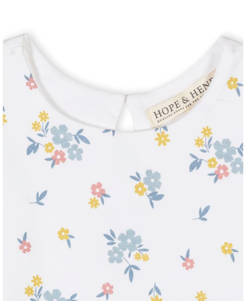 Hope & Henry Toddler Girls Organic Sleeveless Knit Tank Dress