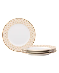 Noritake Trocadero Gold-Tone Bread and Butter Plates, Set of 4