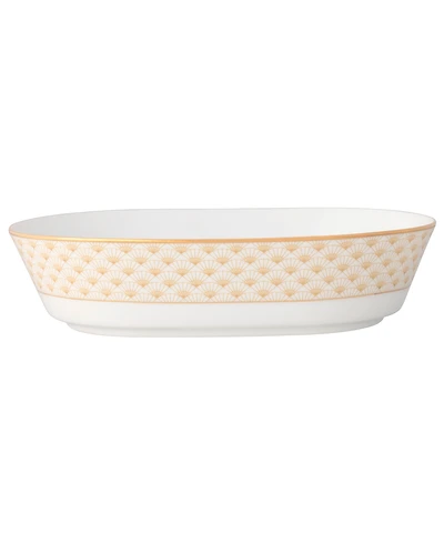 Noritake Trocadero Gold-Tone Oval Vegetable Bowl